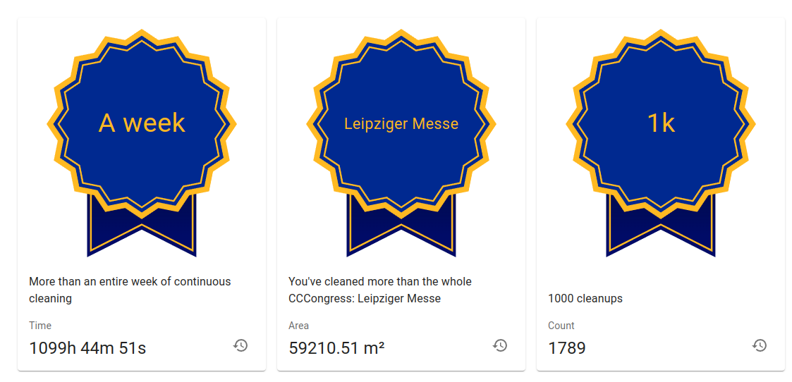 Picture showing stas of my vacuum. 1099 hours, 59210 sqm, and 1789 cleanups