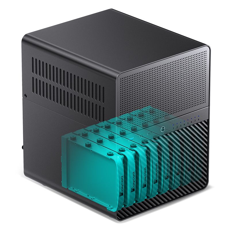 Jonsbo N3 - A new NAS case with 8 HDDs bays