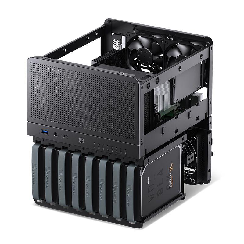 Jonsbo N3 - A new NAS case with 8 HDDs bays