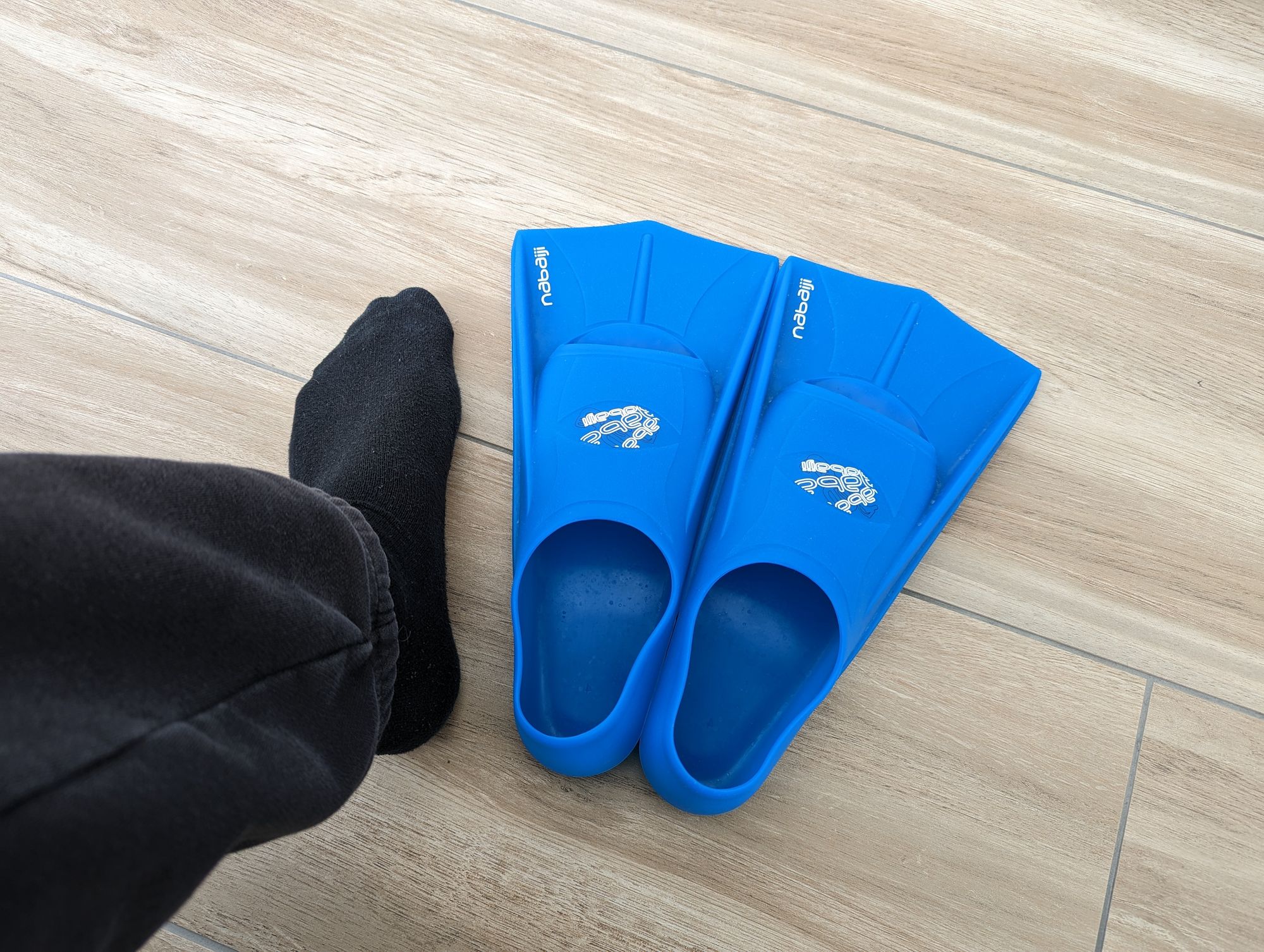 Short fins for your feet. 