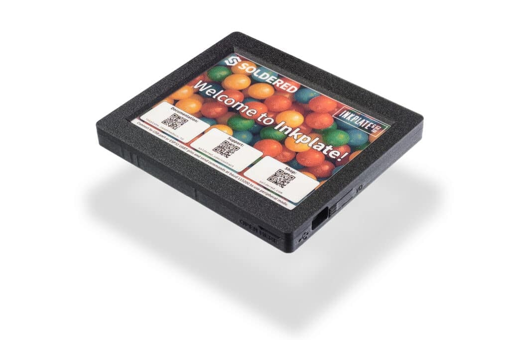Color E-Ink device in enclosure