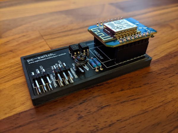 pc-switch PCB with D1 minipc-switch PCB with D1 mini