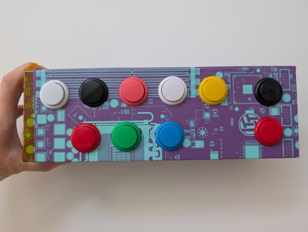 DIY Radio with arcarde-style buttons